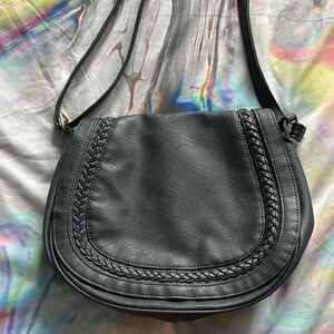 Dark blue Leather Women's Bag